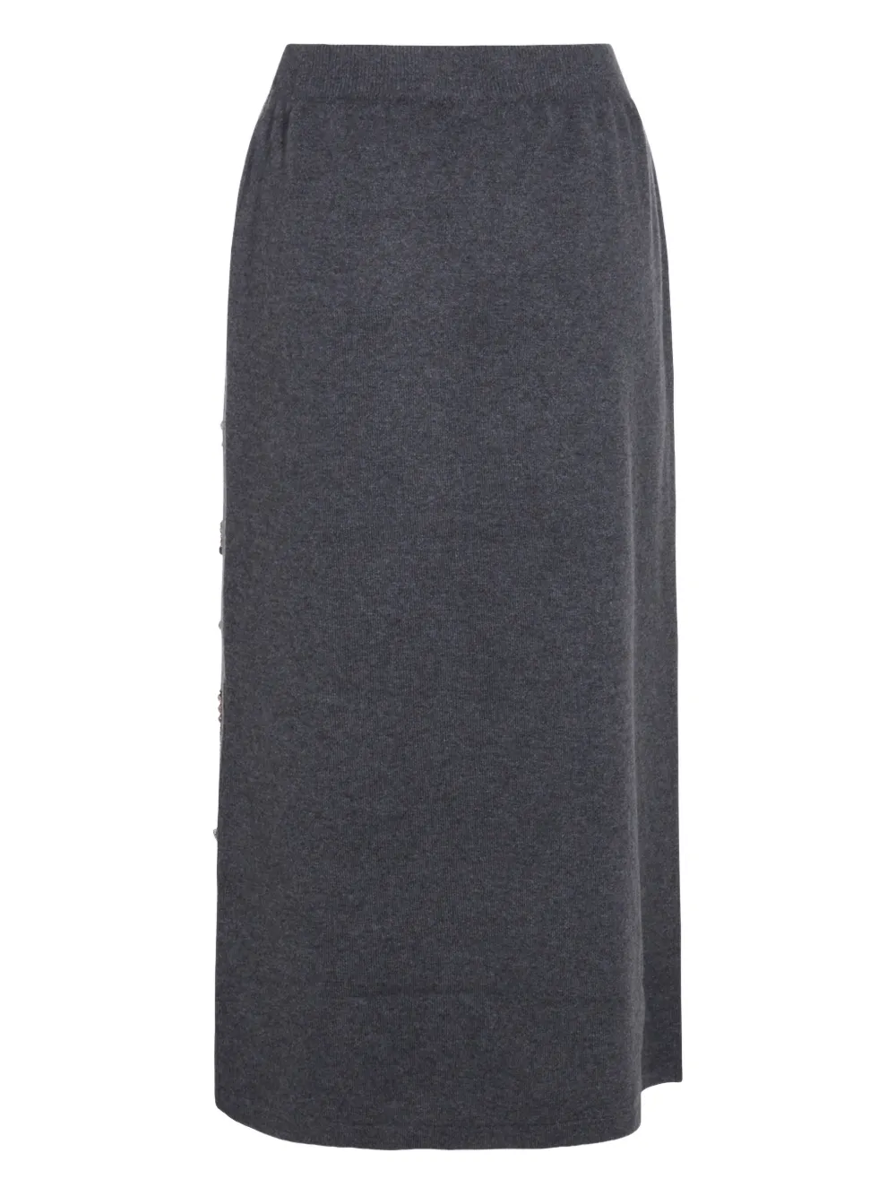 Fabiana Filippi bead-embellished skirt - Grijs