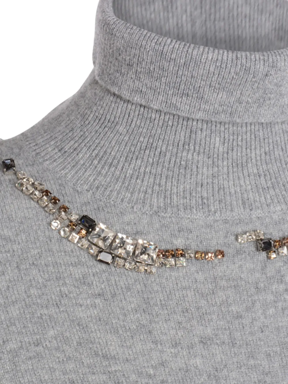 Fabiana Filippi Jurk met col Grijs