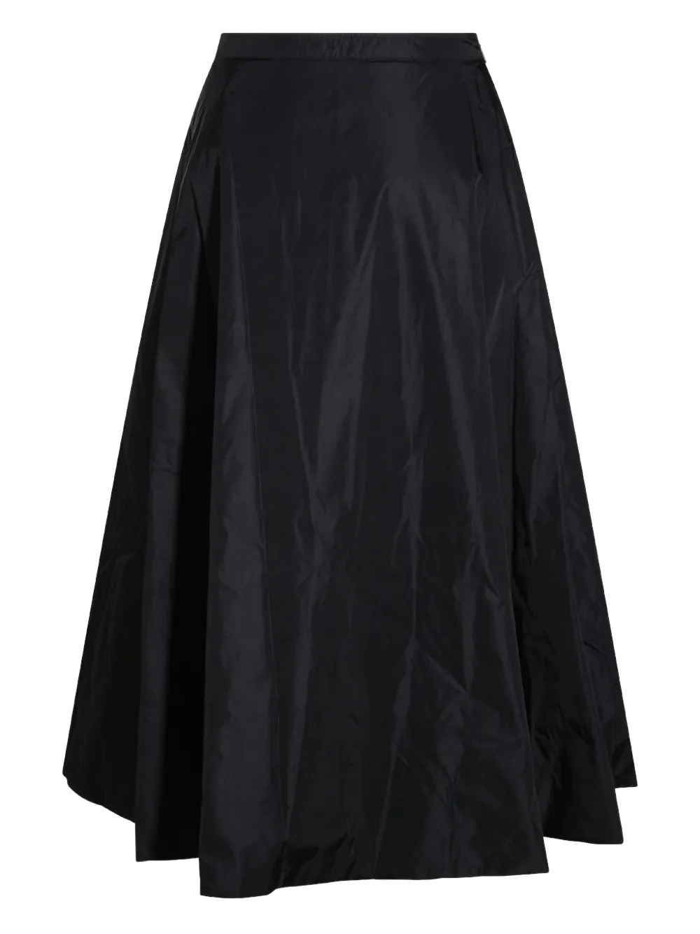 Add Panelled Midi Skirt In Black