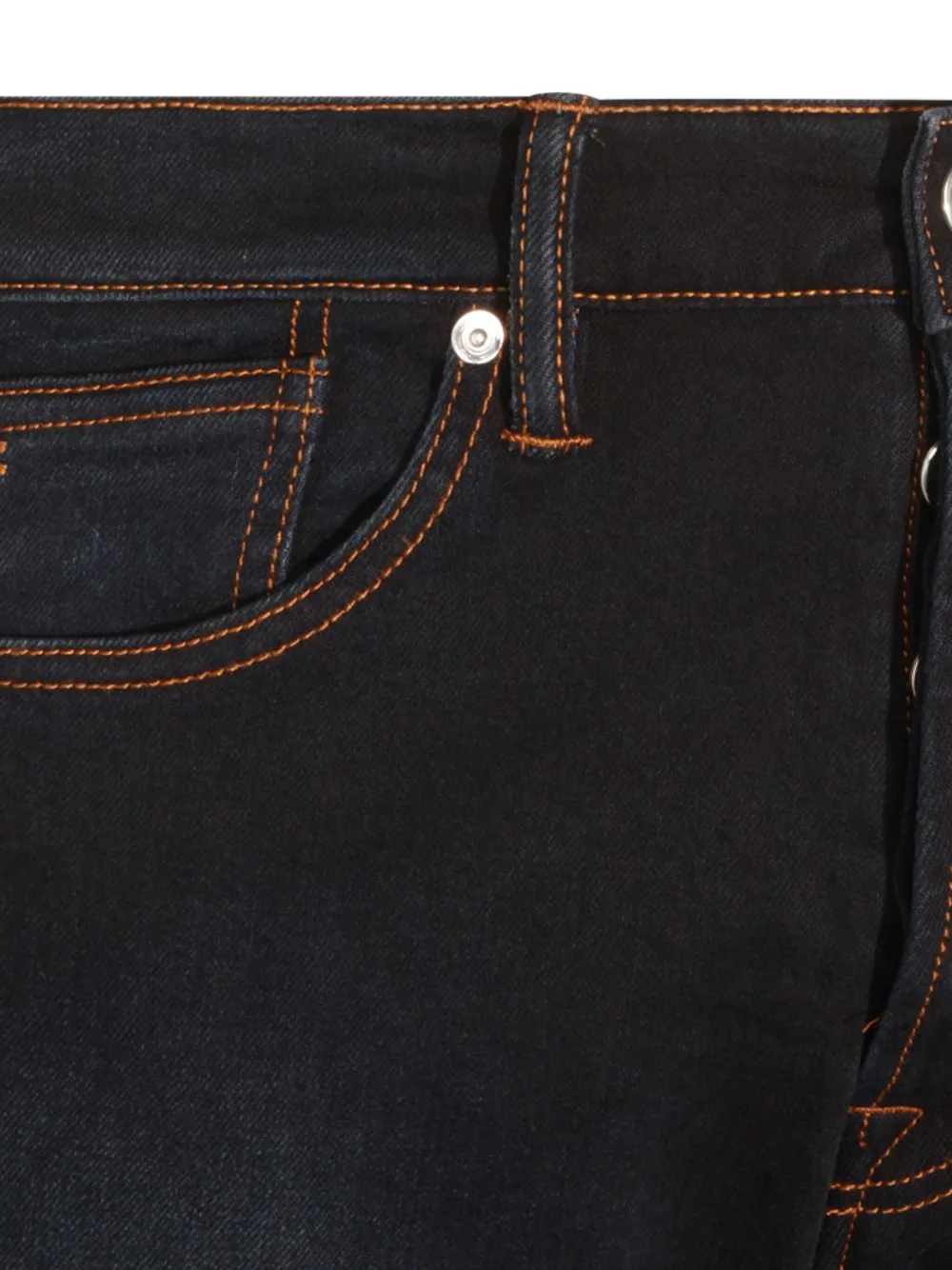 Nine In The Morning Jeans met contrasterende stiksels Blauw