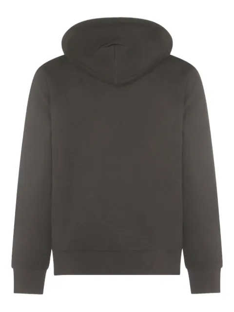 Moncler logo-patch cotton hoodie
