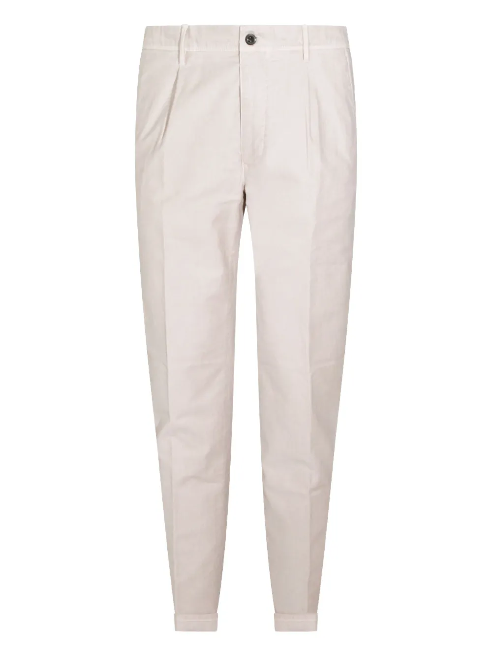 Incotex darted cuffed trousers | Neutrals | Image 1