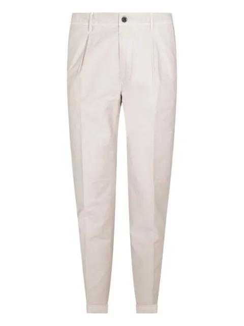 Incotex darted cuffed trousers