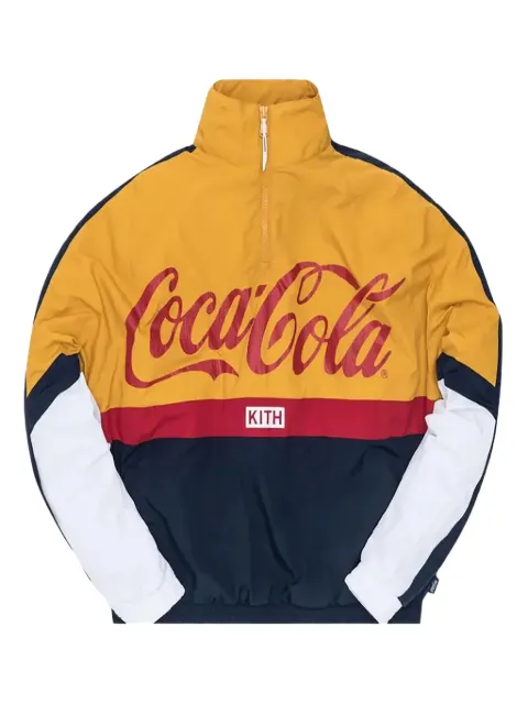 KITH x Coca Cola quarter-zip windbreaker
