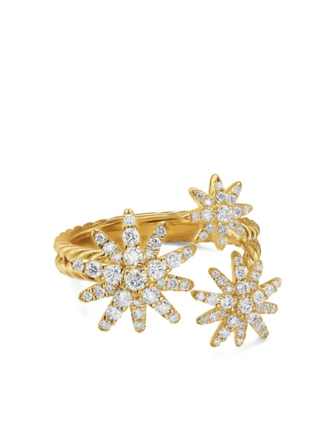 David Yurman Starburst diamantring i 18K gult guld