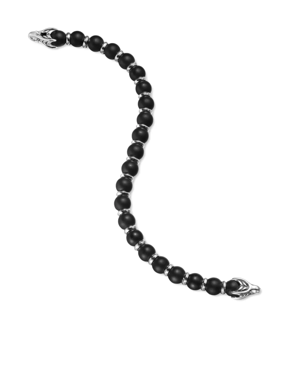 David Yurman pulsera Spiritual Beads en plata de ley con ónix | Image 2