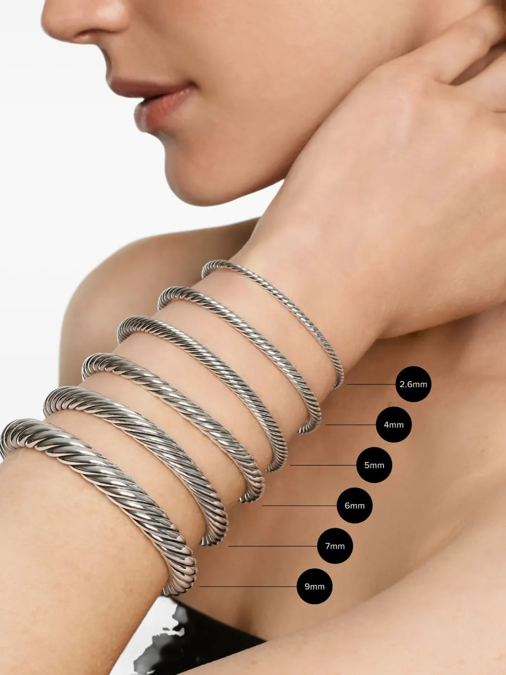 David Yurman Sterling Silver And 14k Yellow Gold Cable Flex® Lapis Lazuli Bracelet In Metallic