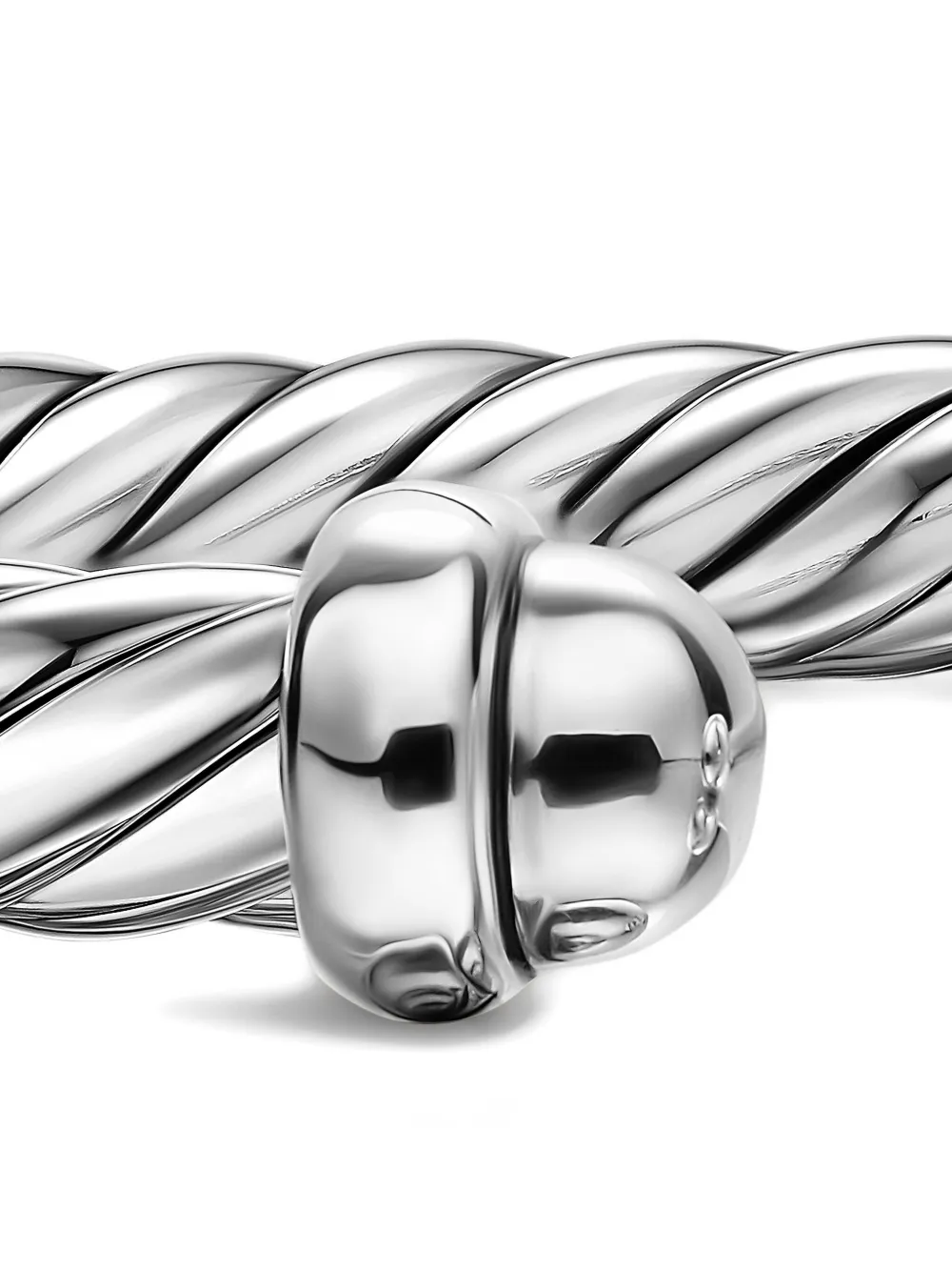 David Yurman Sterling Silver Cable Flex® Bracelet In Metallic