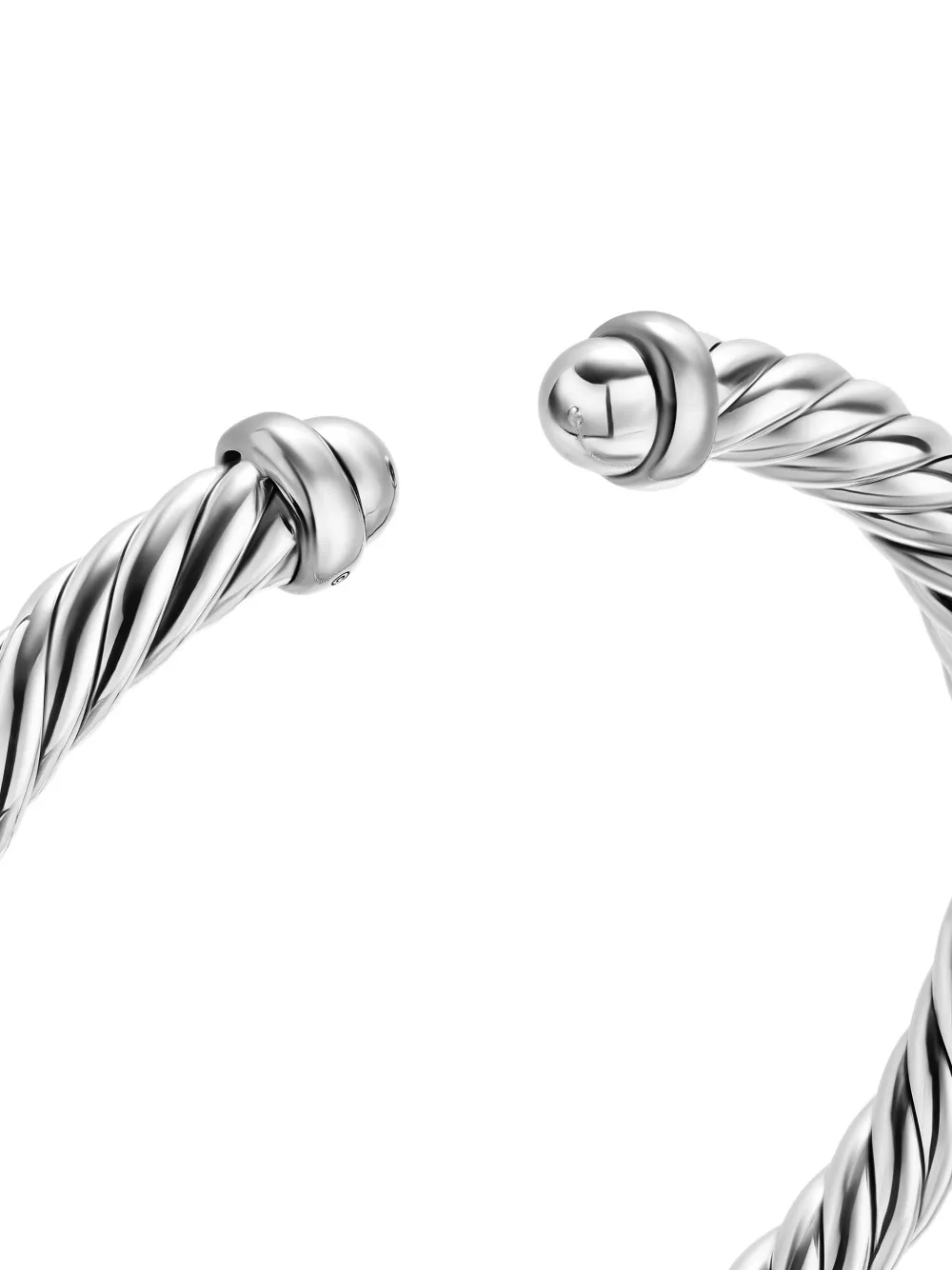 David Yurman Sterling Silver Cable Flex® Bracelet In Metallic