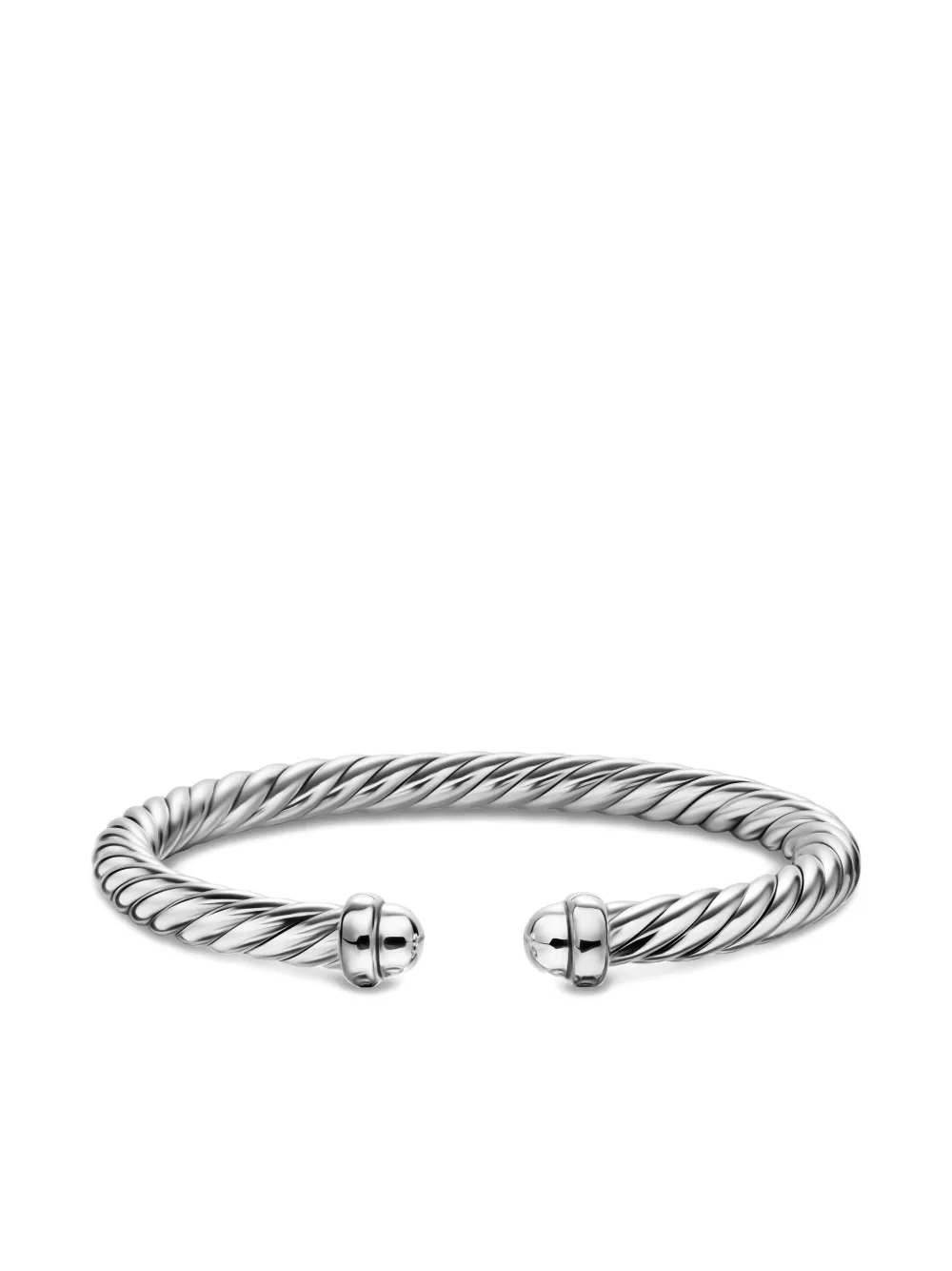 David Yurman Sterling Silver Cable Flex® Bracelet In Metallic