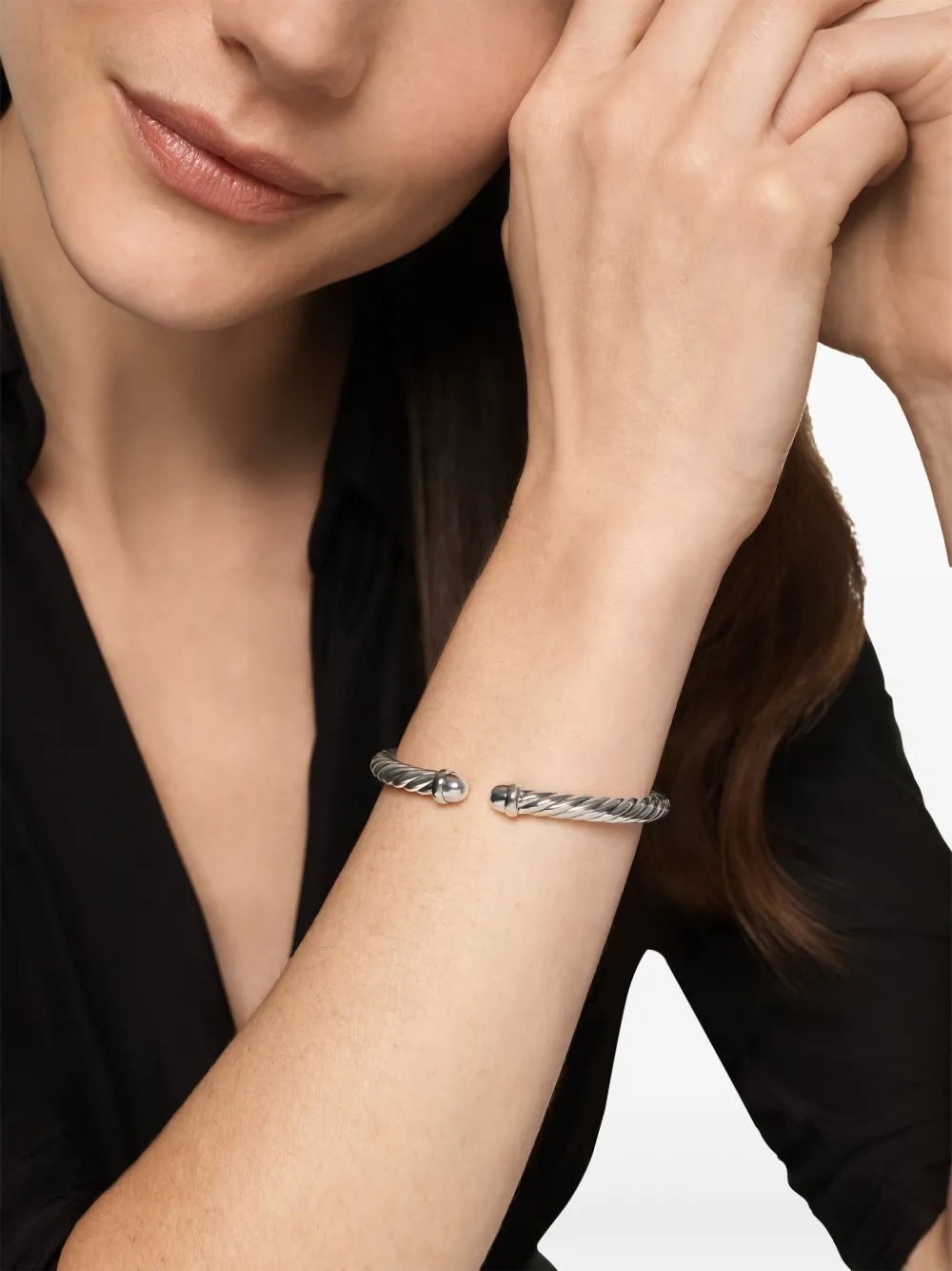 David Yurman pulsera Cable Flex® en plata de ley | Image 2