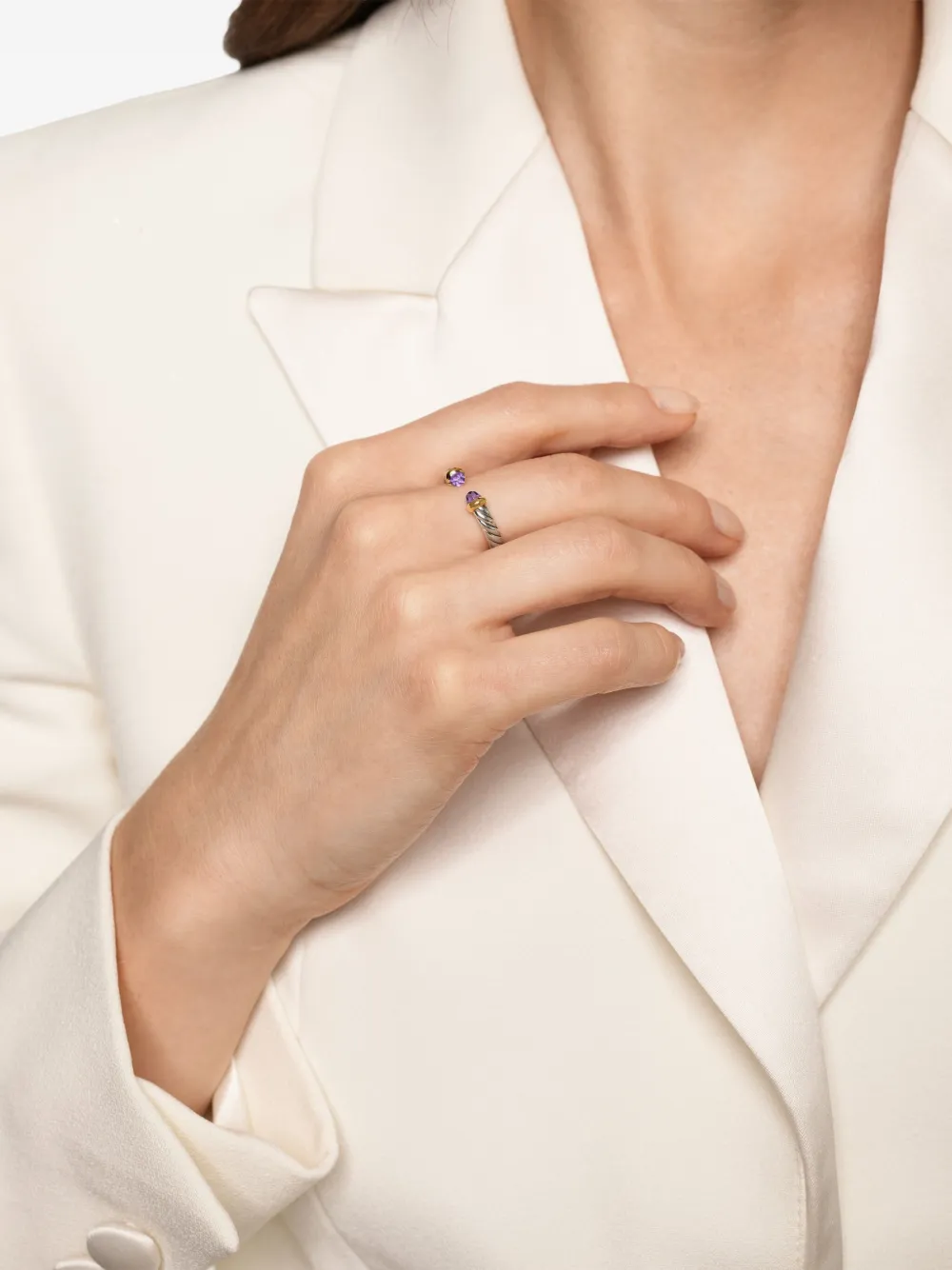David Yurman Anello in argento sterling | Image 2