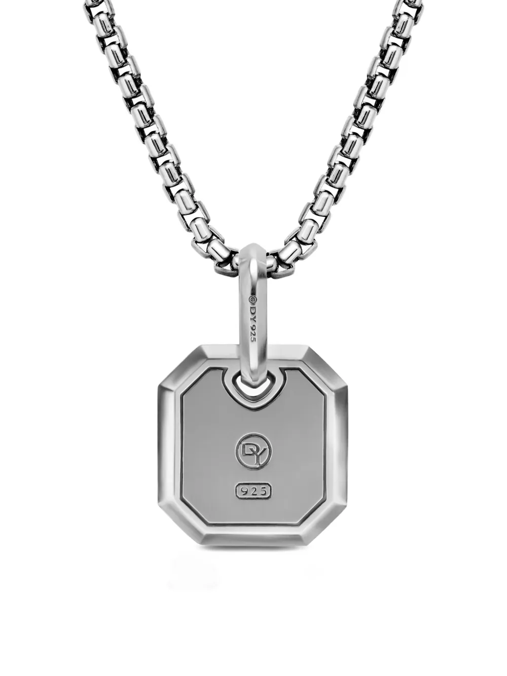 David Yurman sterling silver octagonal amulet pendant | Silver | Image 1