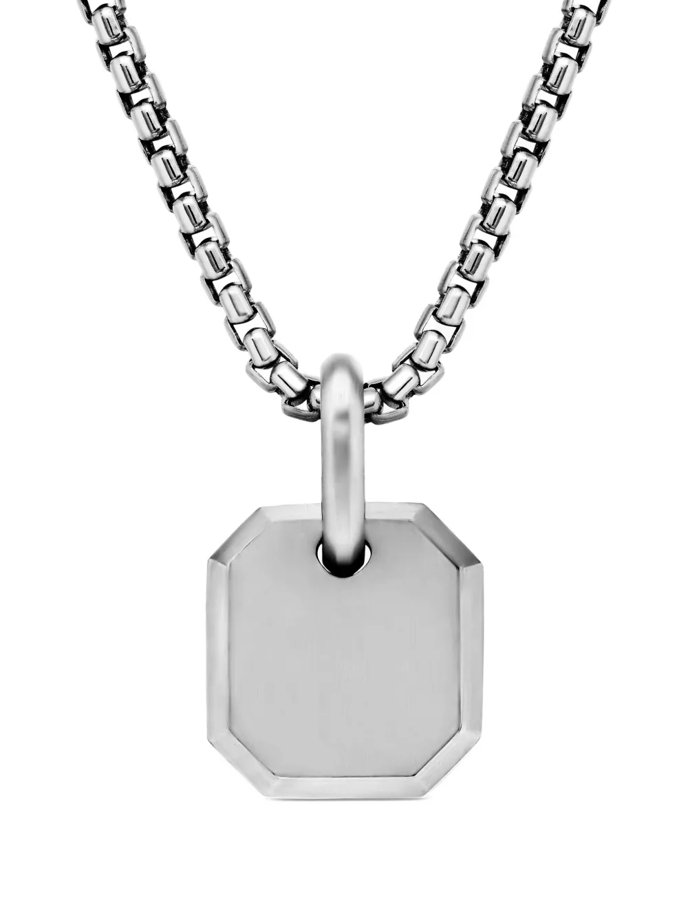 David Yurman sterling silver octagonal amulet pendant | Silver | Image 1