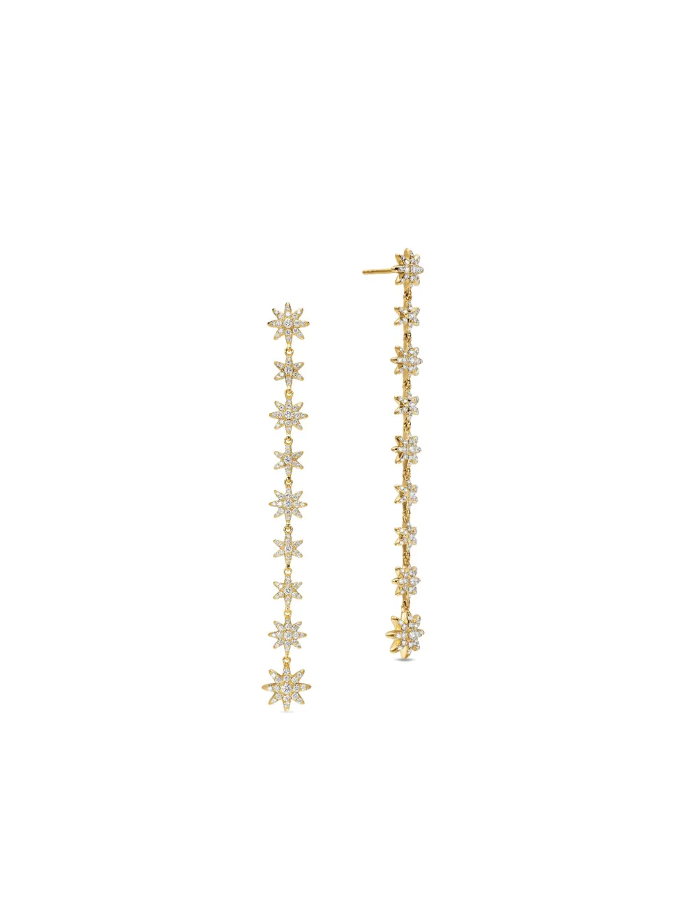 David Yurman aretes Starburst en oro amarillo de 18kt con diamante | Image 2