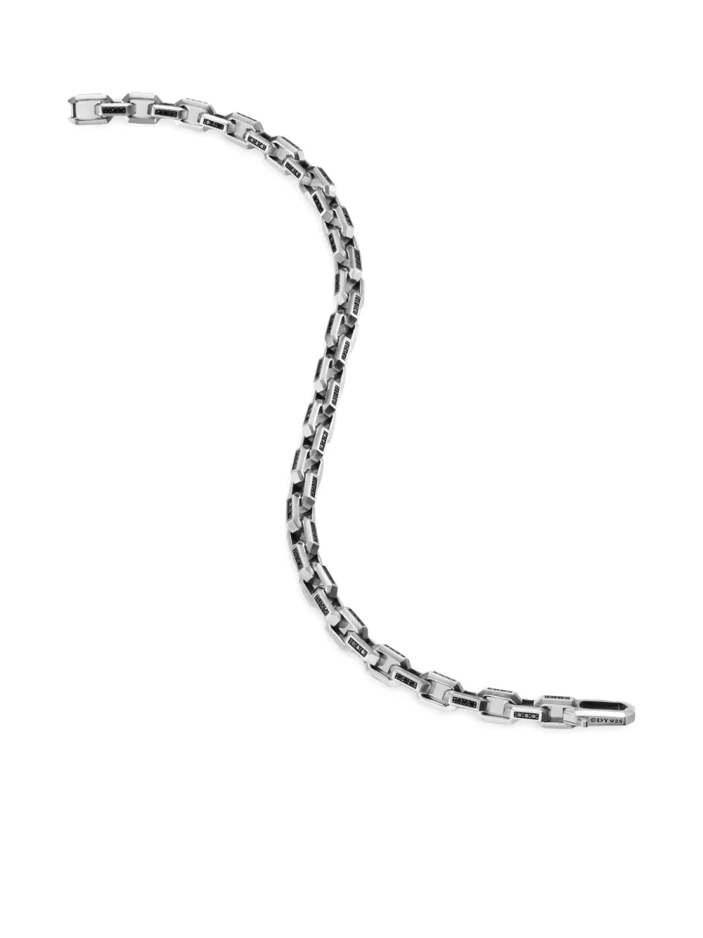 David Yurman Sterling Silver Streamline® Diamond Bracelet In Metallic