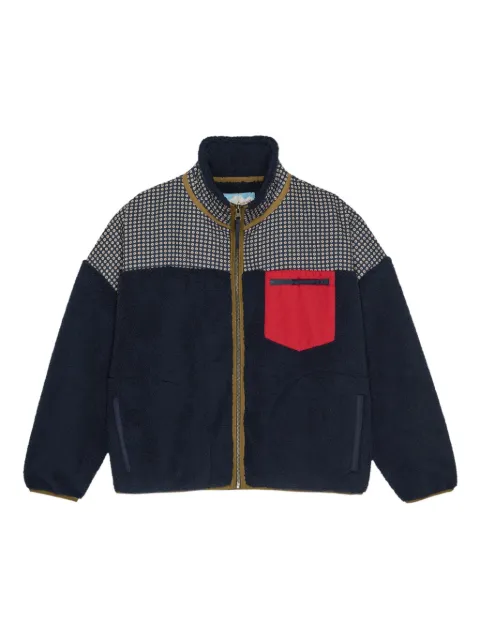 The Great. floral-pattern-detail chest-pocket jacket