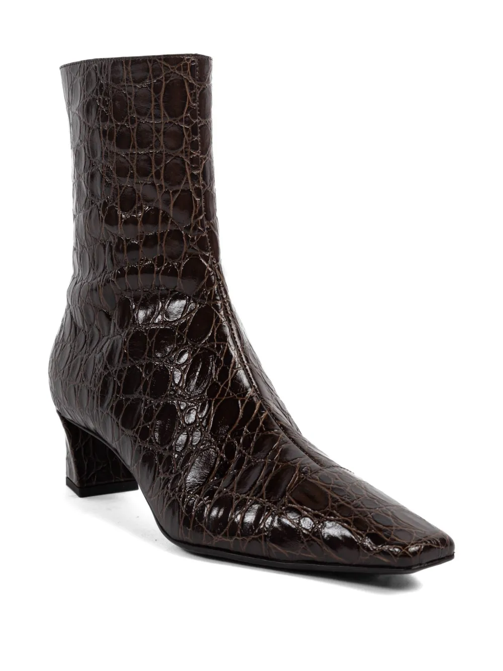 Giuseppe Zanotti Brenda crocodile-effect boots Bruin