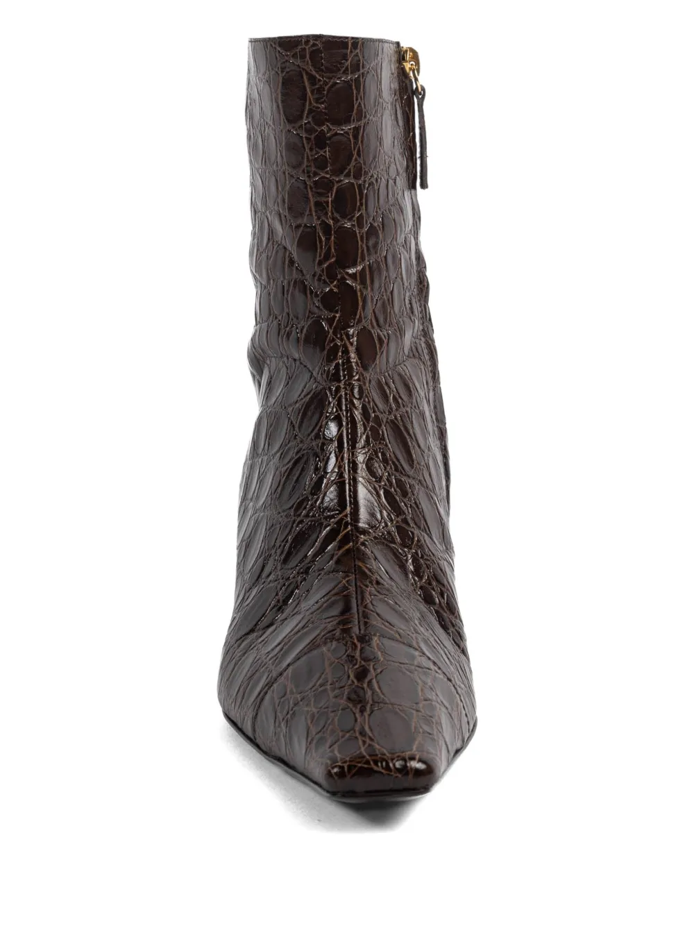 Giuseppe Zanotti Brenda crocodile-effect boots Bruin