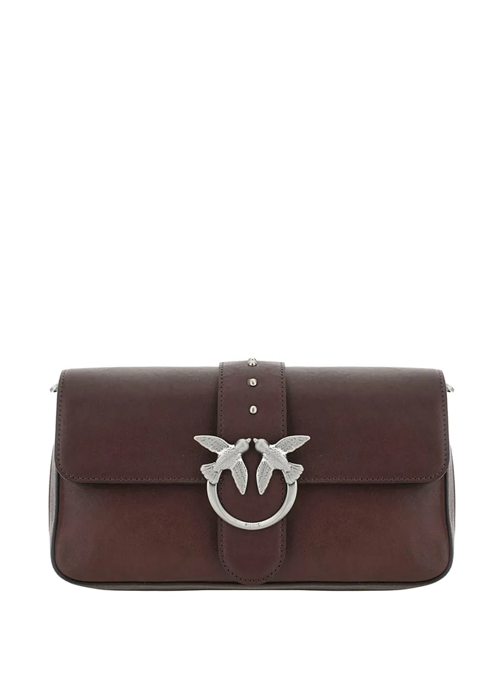 Pinko Classic Love Crossbody Bag In Brown