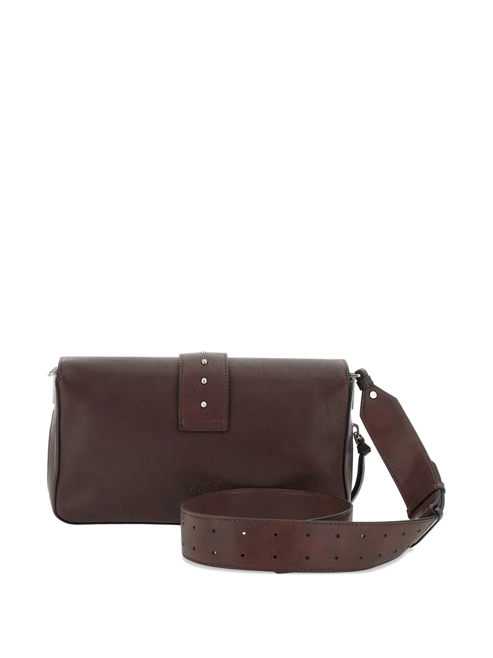 Pinko Classic Love Crossbody Bag In Brown