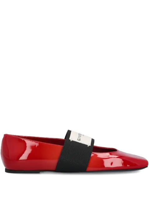 Givenchy logo-strap ballet flats