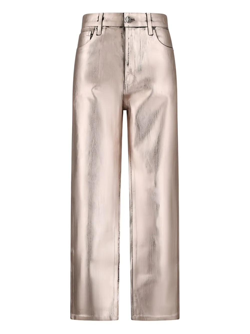 FRAME pantalon à taille ceinturée | tons neutres | Image 1
