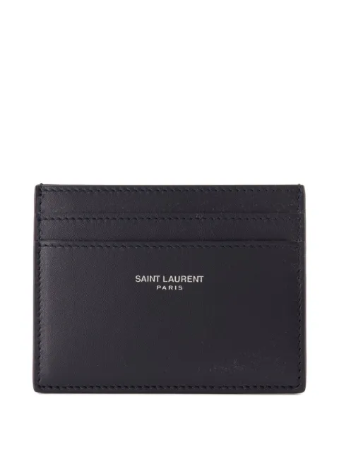 Saint Laurent logo card holder