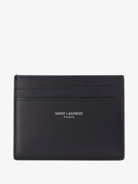 Saint Laurent logo card holder