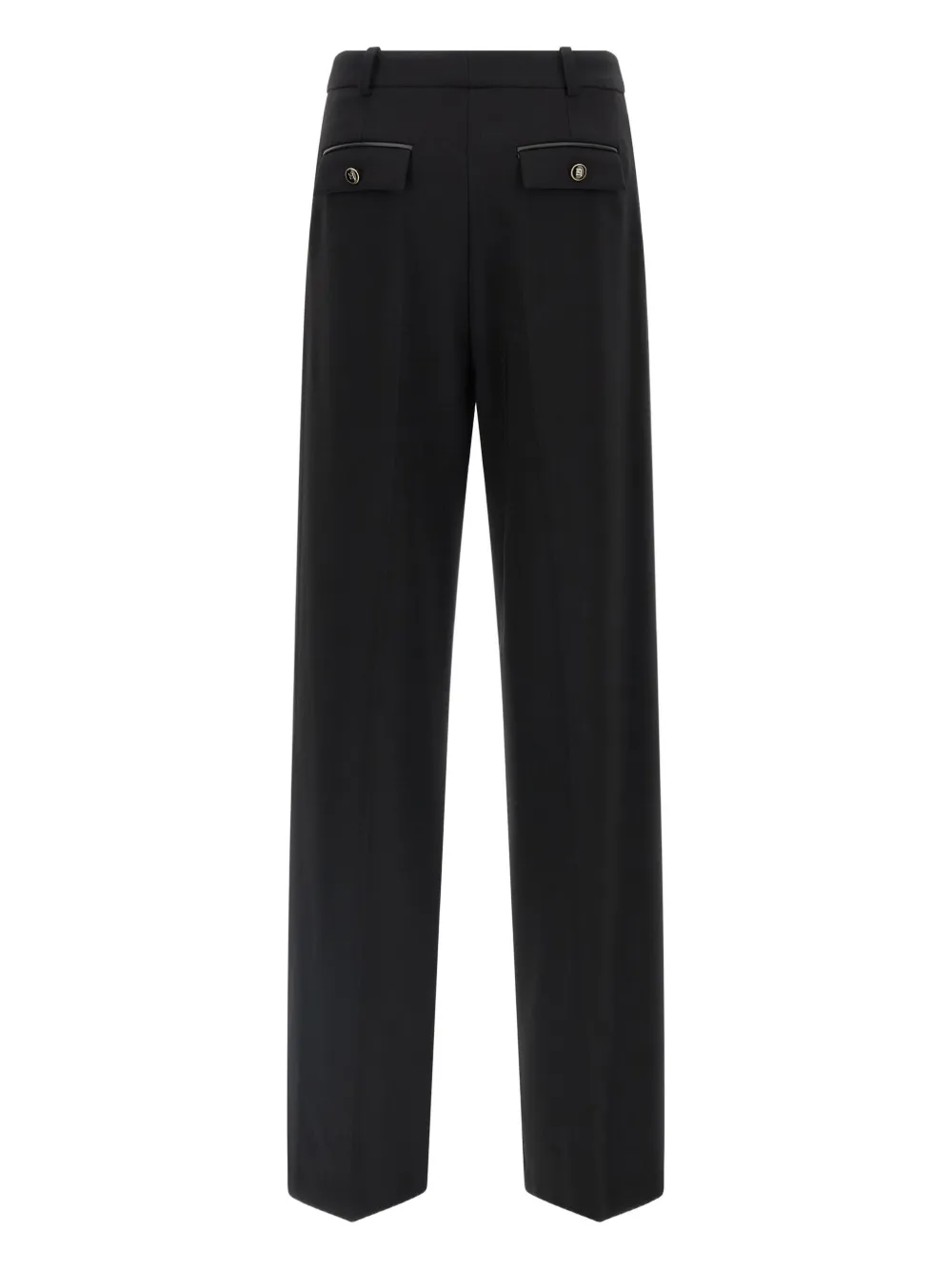 Elisabetta Franchi pockets pleat trousers - Zwart