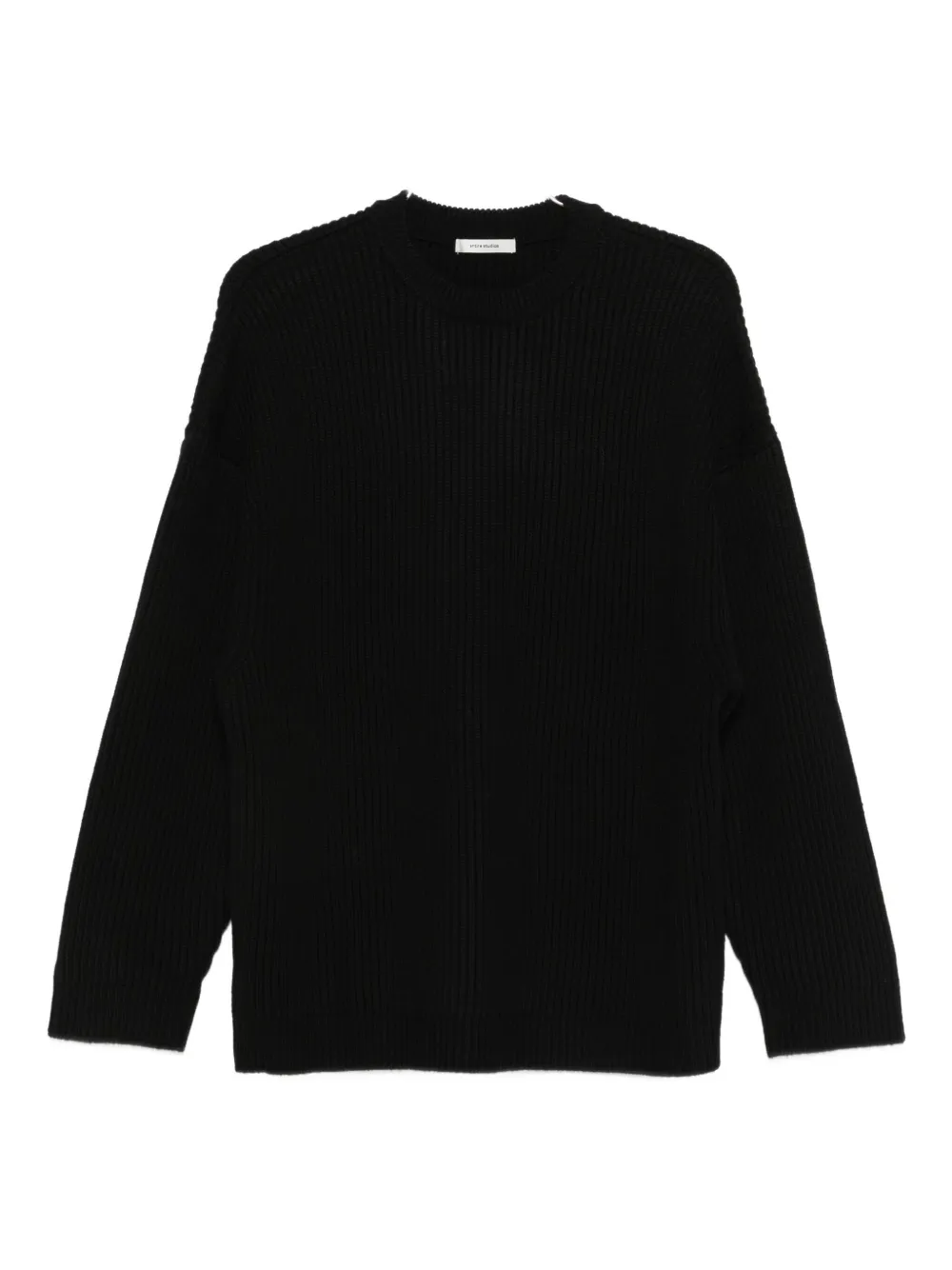 Entire Studios Ribbed Sweater In Black