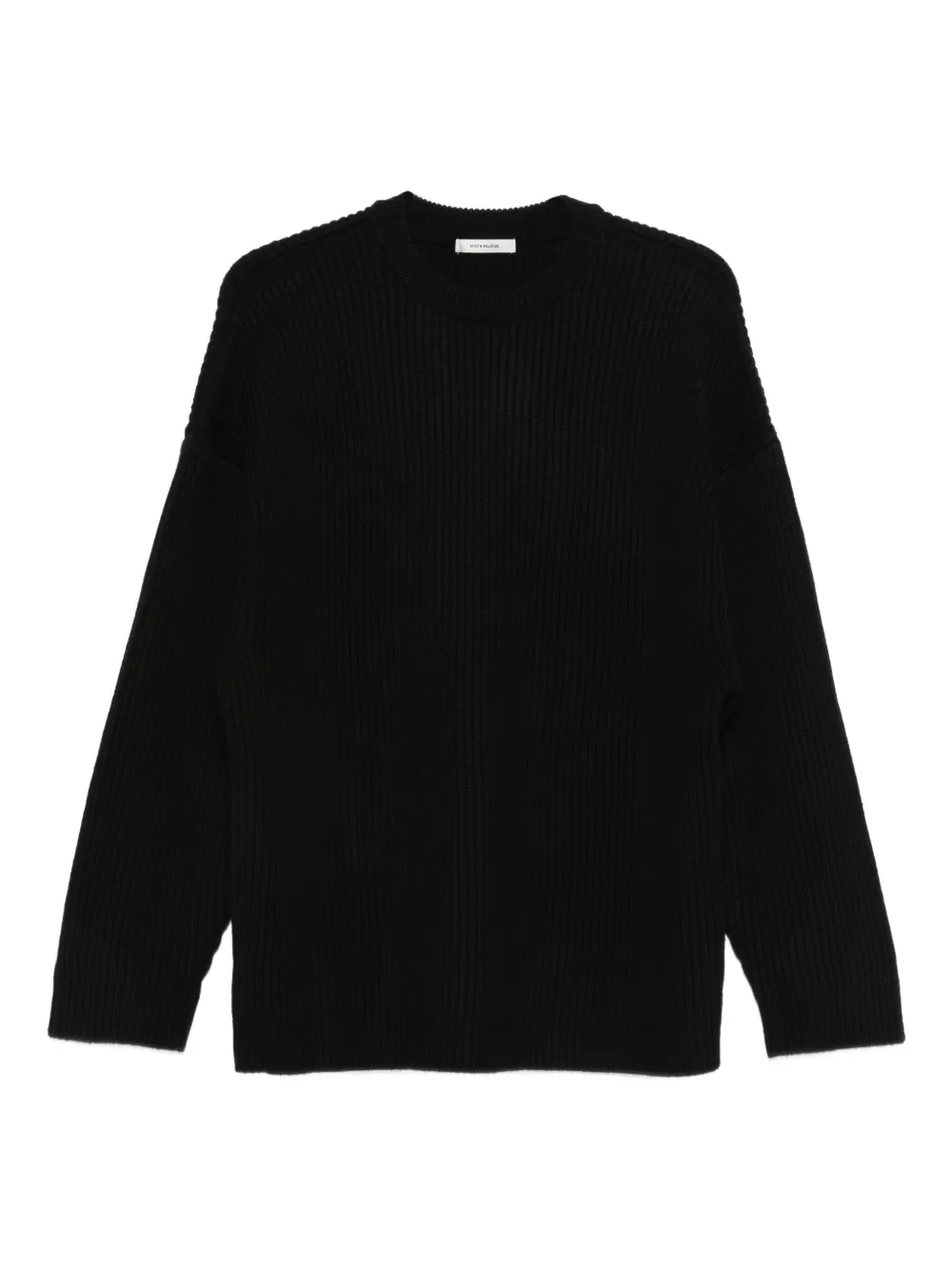 ENTIRE STUDIOS Gerippter Pullover | Schwarz | Image 1