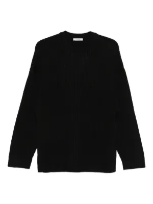 Helmut Lang カットアウト ファインニットセーター | ブラック