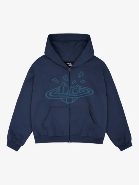 BROKEN PLANET zipped hoodie