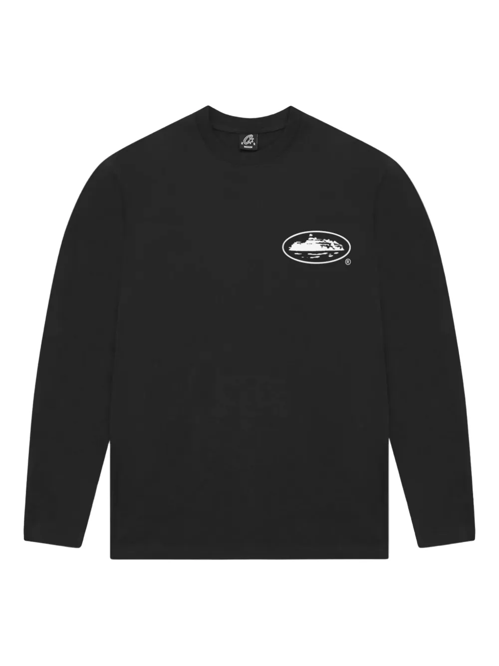 Corteiz Og Island Long-sleeve T-shirt In Black