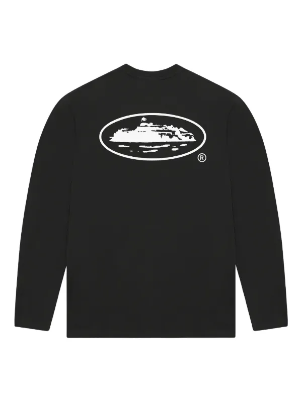 Corteiz ロゴプリント ブラック 長袖カットソー CORTEIZ OG Island long-sleeve T-shirt | Black | FARFETCH