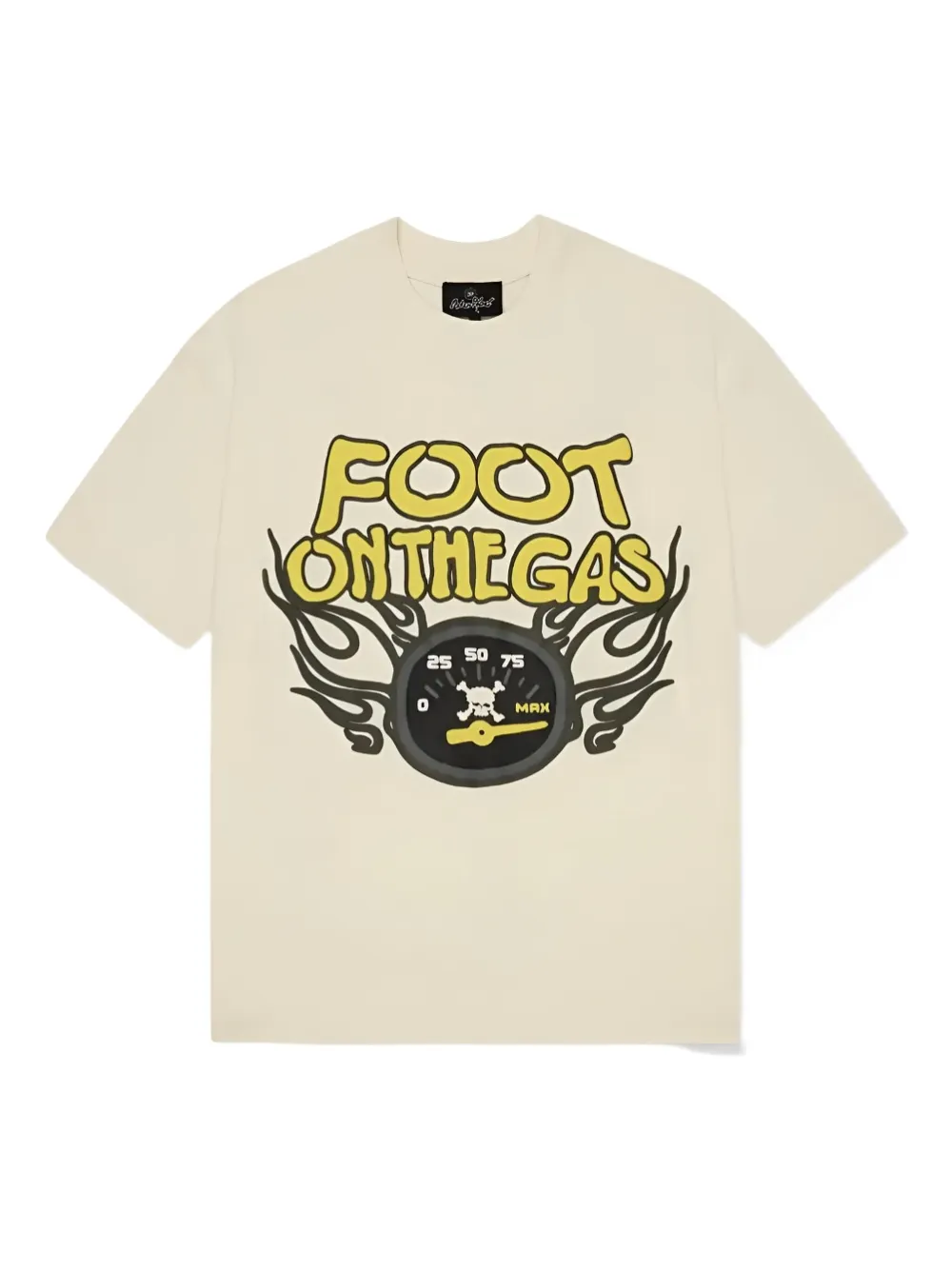 Broken Planet Foot On The Gas Graphic T-shirt In Neutral