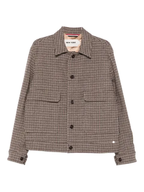 New York Resident houndstooth overshirt