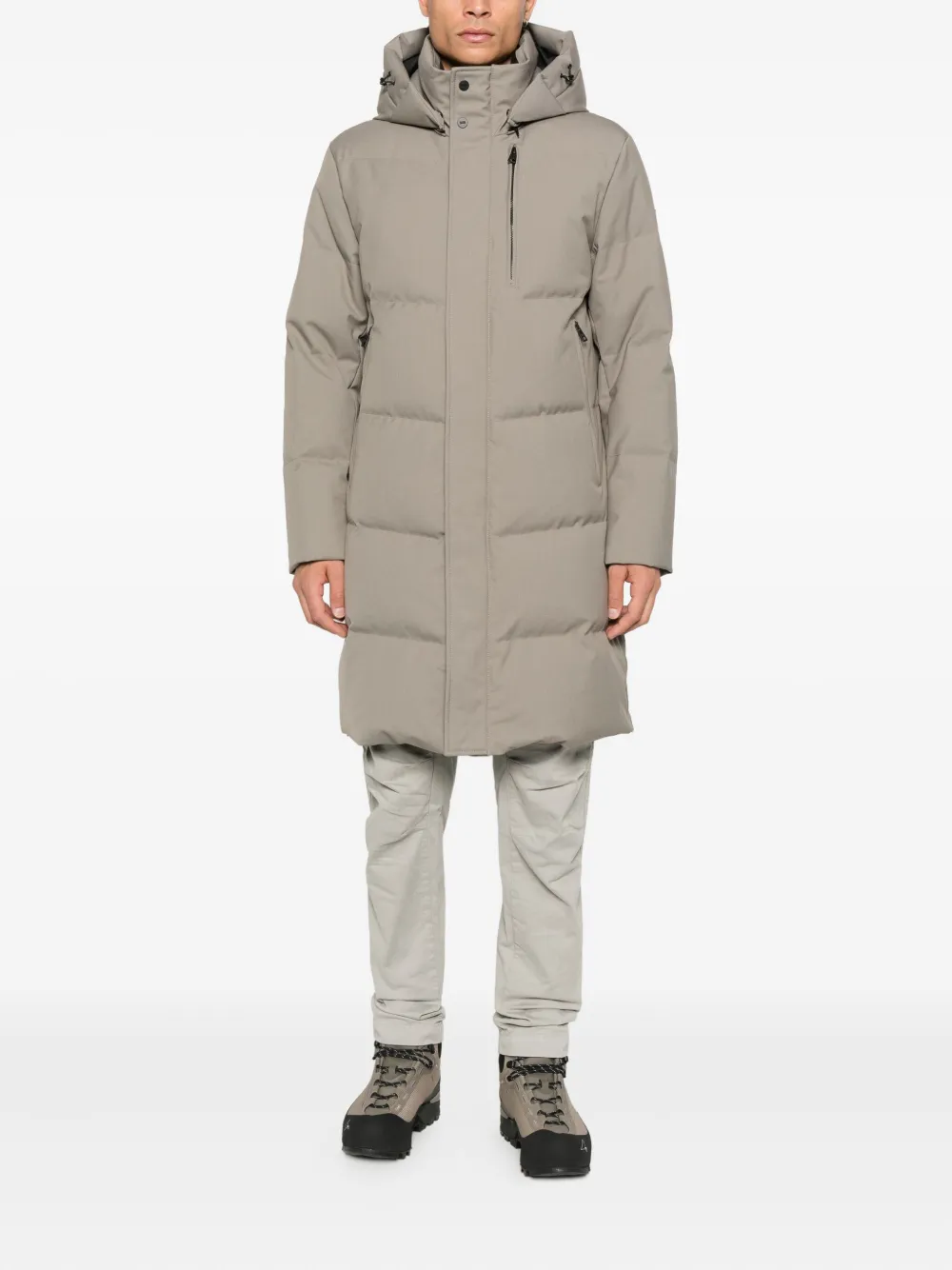 Duno zip detail hooded jacket | Padded Coats | Image 2