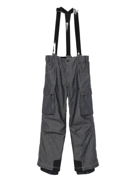 Moncler Grenoble padded denim ski bottoms