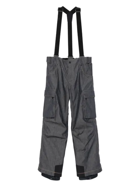Moncler Grenoble padded denim ski bottoms