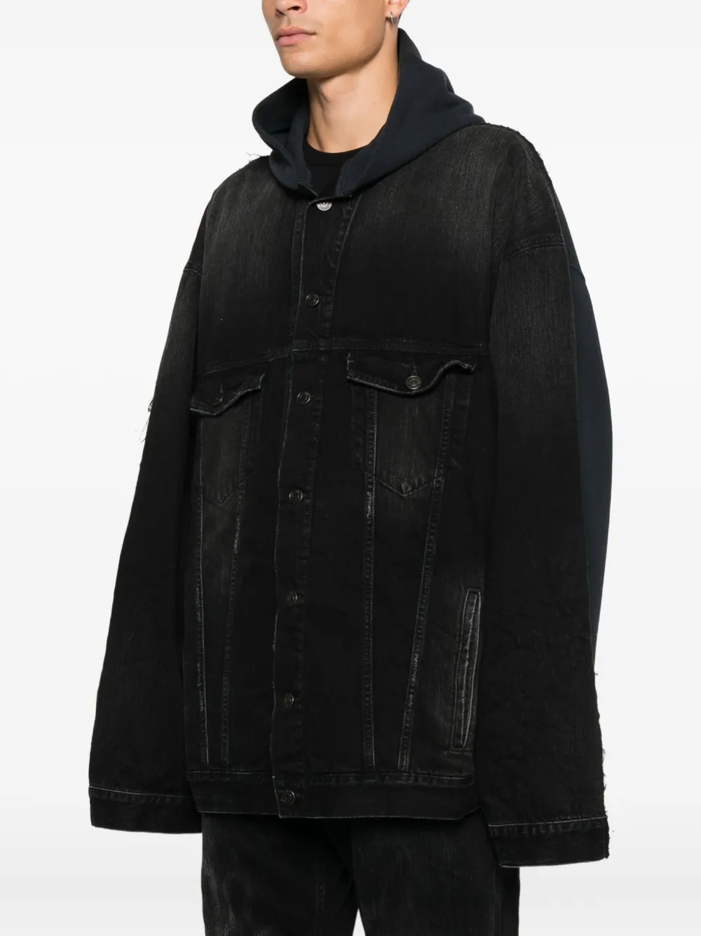 Balenciaga Jack met geborduurd logo Zwart