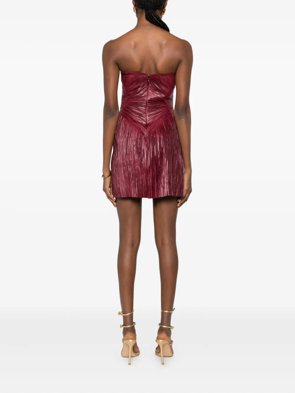 Cult Gaia Nella mini-jurk Rood