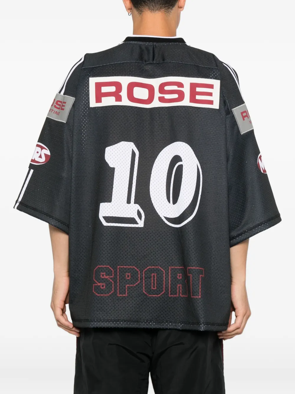 Martine Rose Hockey T-shirt Zwart