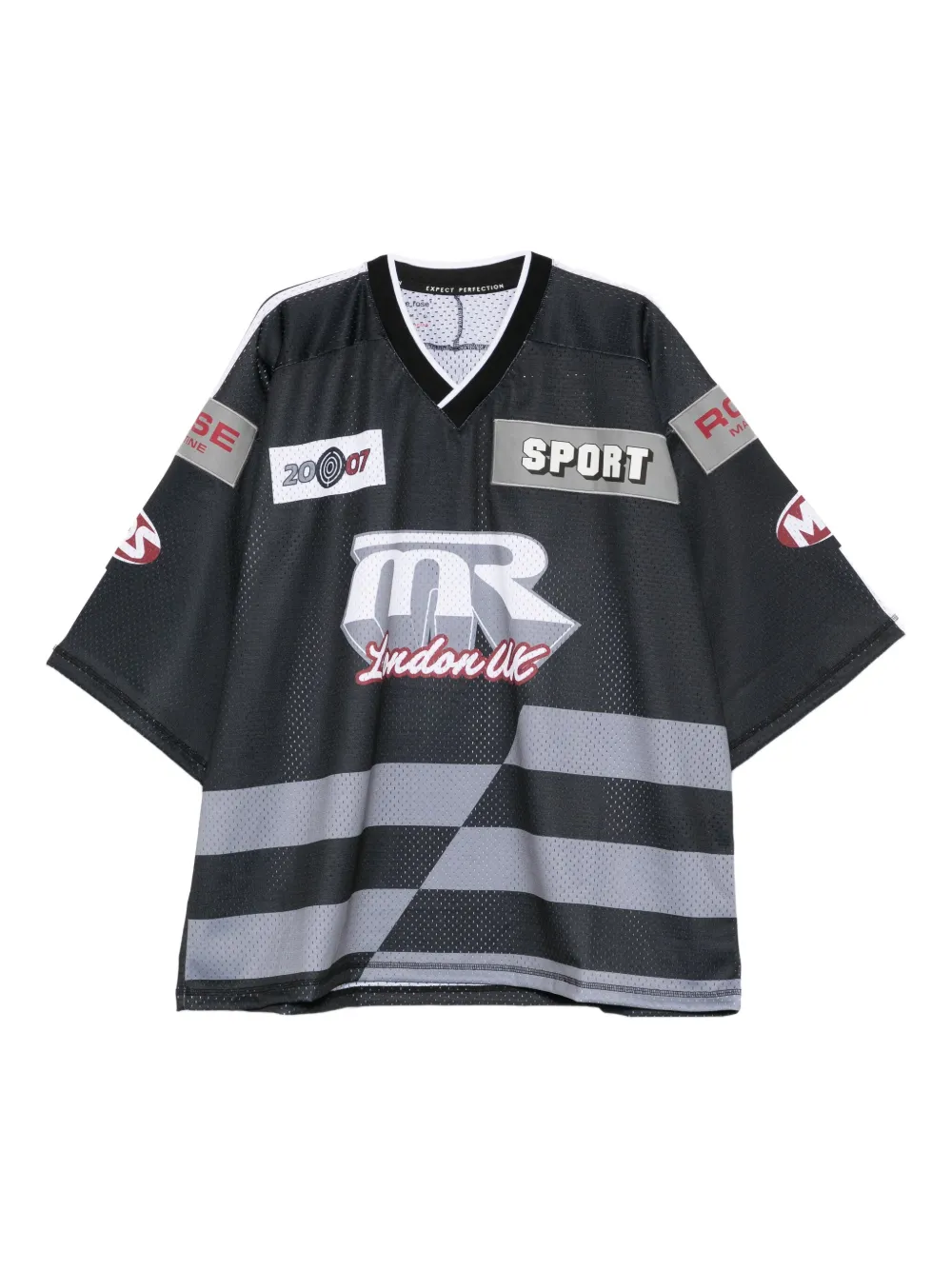 Martine Rose Hockey T-shirt | Black | Image 1