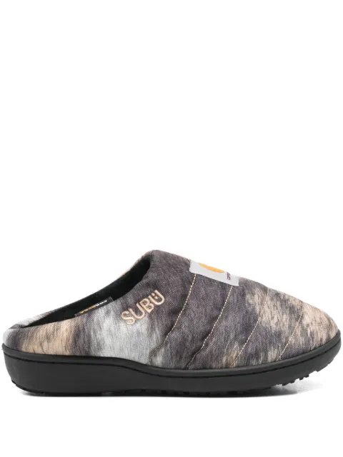 Carhartt WIP x Subu patterned slippers