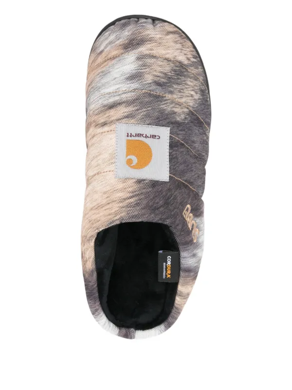 Carhartt WIP x Subu Patterned Slippers | Green | FARFETCH
