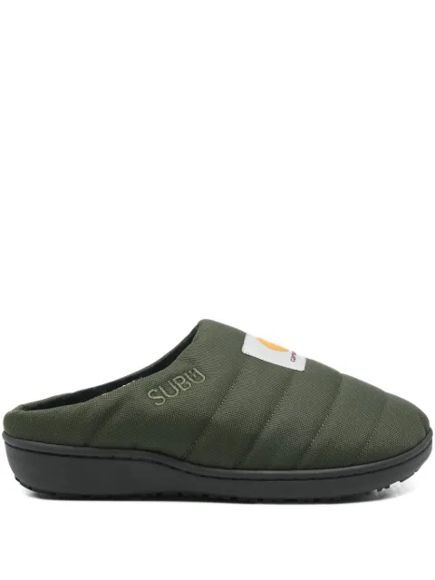 Carhartt WIP x Subu logo-motif slippers