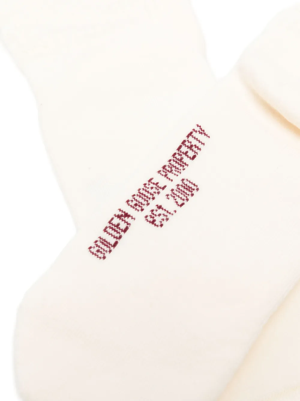 Golden Goose Gestreepte sokken Beige