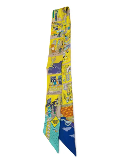 Hermès Pre-Owned 1999-2007 La Maison des Carres Twilly Silk Scarf scarves